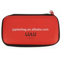 red cover shockproof eva hard disk travel case HDD power bank organizer