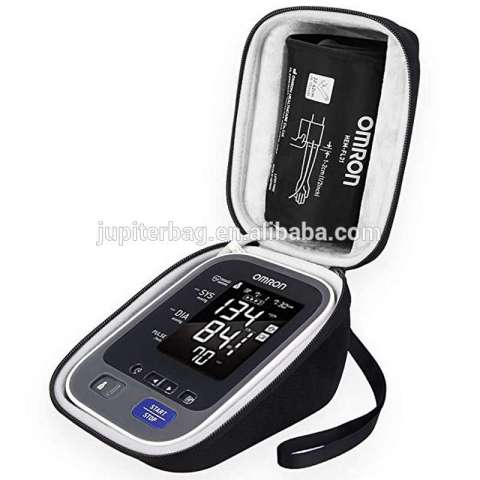 EVA travel Case bag fit Wireless Upper Arm Blood Pressure Monitor Medical Wide Range of BPM Cuff